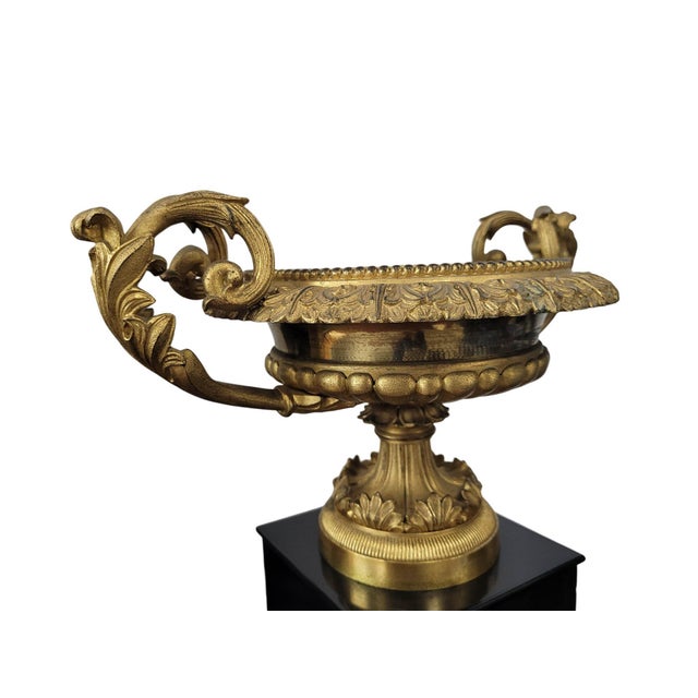 Antique French Empire Ormolu Centerpiece Tazzas, Circa 1860–1880 For Sale In West Palm - Image 6 of 11