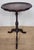 Vintage Wine Tripod Table Piecrust Scalloped Edge English 1950 Postage Available For Sale - Image 15 of 18