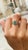 Modern Genuine Emerald Diamond Women Engagement Ring in 18k Solid Yellow Gold Size 7 For Sale - Image 3 of 13