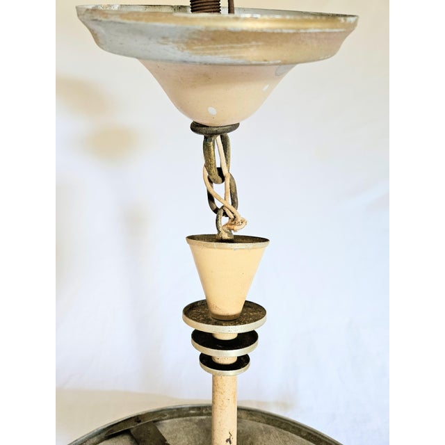 Vintage Art Deco Ufo Ceiling Light For Sale - Image 10 of 10