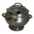 1990s Juliska Stoneware Brushed Pewter Soup Tureen. Discontinued. For Sale