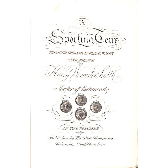 Traditional "A Sporting Tour: Through Ireland, England, Wales, and France Volume I & Ii" 1925 Smith, Harry Worcester For Sale - Image 3 of 12
