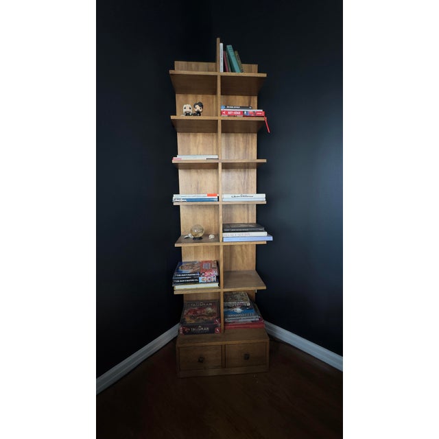 2010s Noir Furniture Zip Bookcase - Dark Walnut For Sale - Image 5 of 5