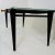 Mid-Century Modern Dining Table with Black Steel Frame & Sandblasted Glass Top, 1970s For Sale - Image 4 of 10