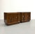 Vintage MCM Walnut Brutalist Bedside Tables – Pair For Sale In West Palm - Image 6 of 7