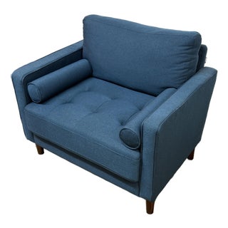 Lifestyle Solution Lilith Lounge Chair, Teal For Sale