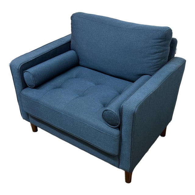 Lifestyle Solution Lilith Lounge Chair, Teal For Sale
