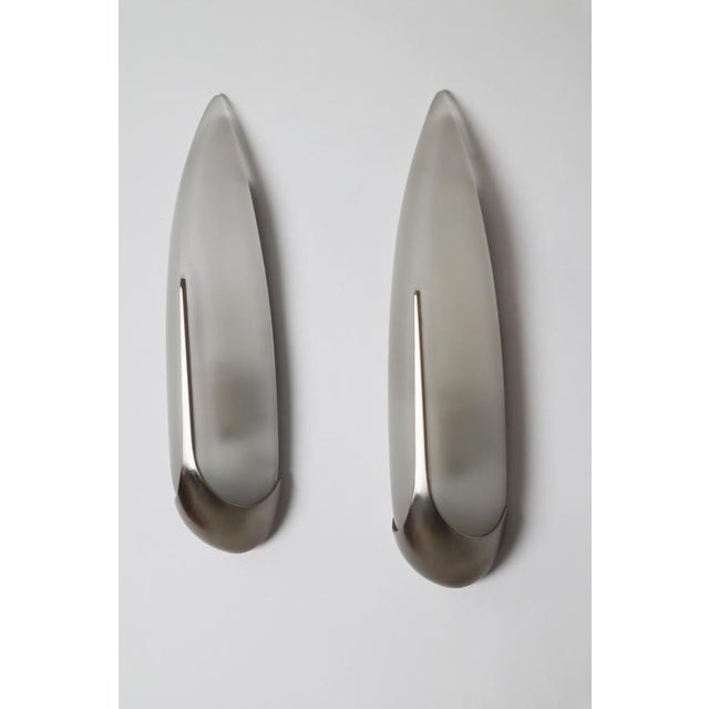 Glass Sconces with Metal Bases from Kolarz Leuchten, 1980s, Set of 2 For Sale - Image 13 of 16