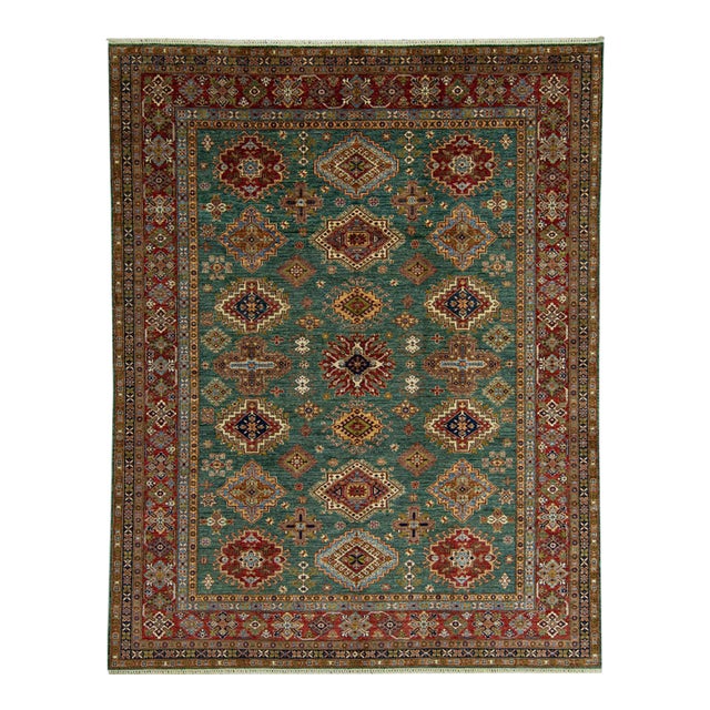 Oriental Handmade Rug 8'1" x 10'2" For Sale