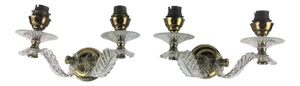 French Art Deco Sconces Style Jules Leleu, Circa 1930s - a Pair