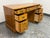National Mt. Airy Campaign Oak Desk, Vintage For Sale - Image 4 of 12