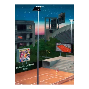 2021 Roland-Garros Poster by Jean Claracq