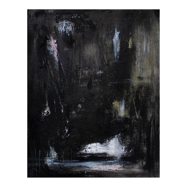 "Le Crépuscule Astronomique De L’eidolon" Original Abstract Painting by Brian Jerome For Sale