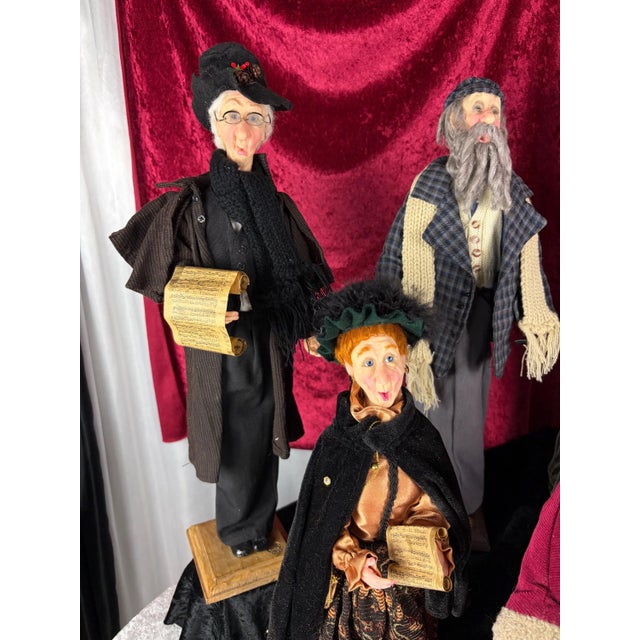 Victorian The Grand Victorian Ensemble: 7 Large Jacqueline Kent Carolers (2003-2006) | Boxes & COAs Included For Sale - Image 3 of 15