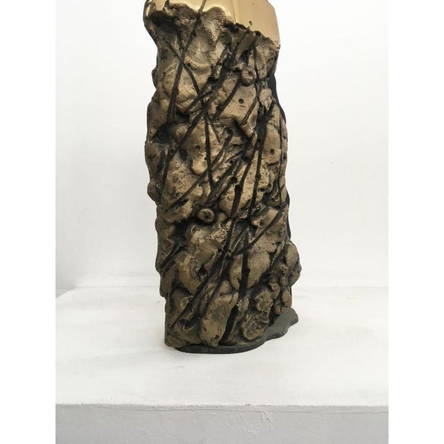 Vintage Italian Abstract Bronze Sculpture, 1979 For Sale - Image 6 of 18