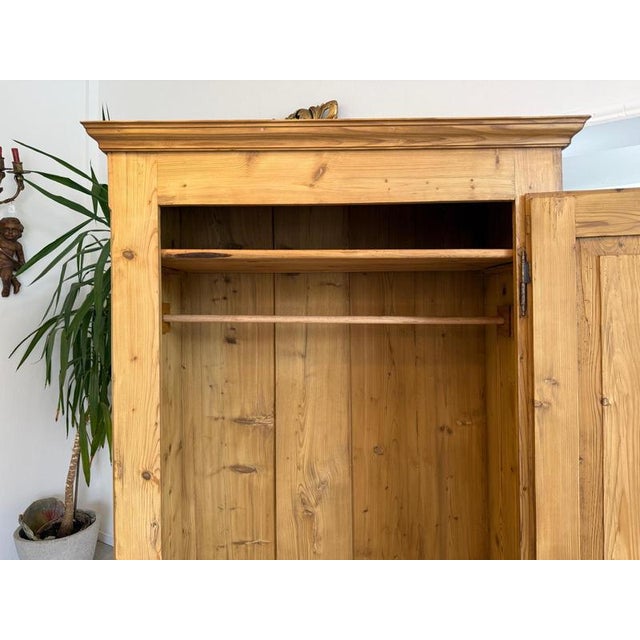 Biedermeier Cabinet in Natural Wood For Sale - Image 10 of 11