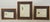 (9) Framed and Illuminated Geometry Equations in ink and watercolor to include a double sheet of ink and watercolor...