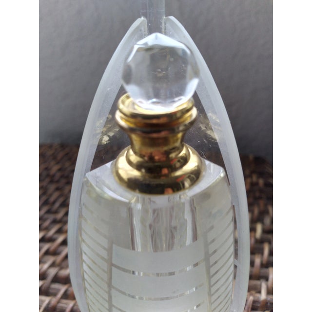 1990s 1990s Buri Al Arab Hotel-Dubai Crystal Perfume Bottle For Sale - Image 5 of 11
