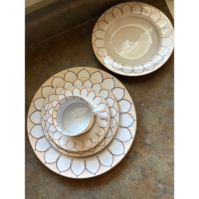 This is new old stock! 12 sets are in the original packaging and 1 set is not. Exquisite dinnerware collection is a...