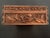 19th Century Antique Kashmiri Hand-Carved Monogrammed Walnut Box With Original Key For Sale - Image 16 of 18