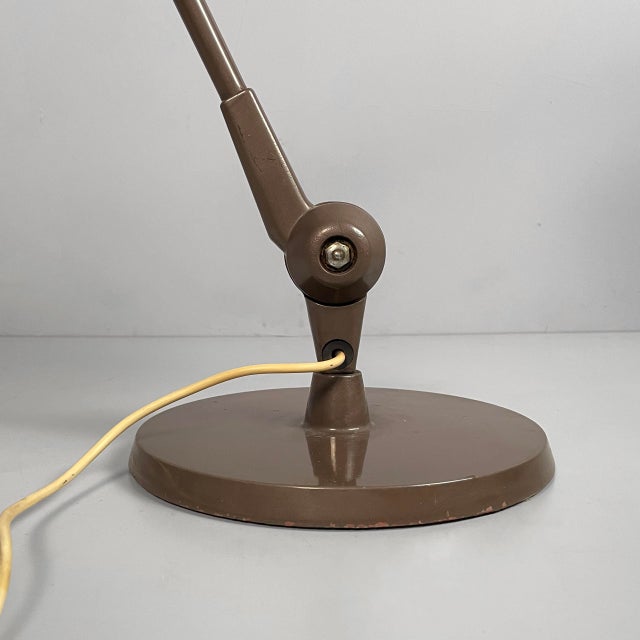 Mid-Century Modern Italian Brown Table Lamp from Stilnovo, 1960s For Sale - Image 17 of 18