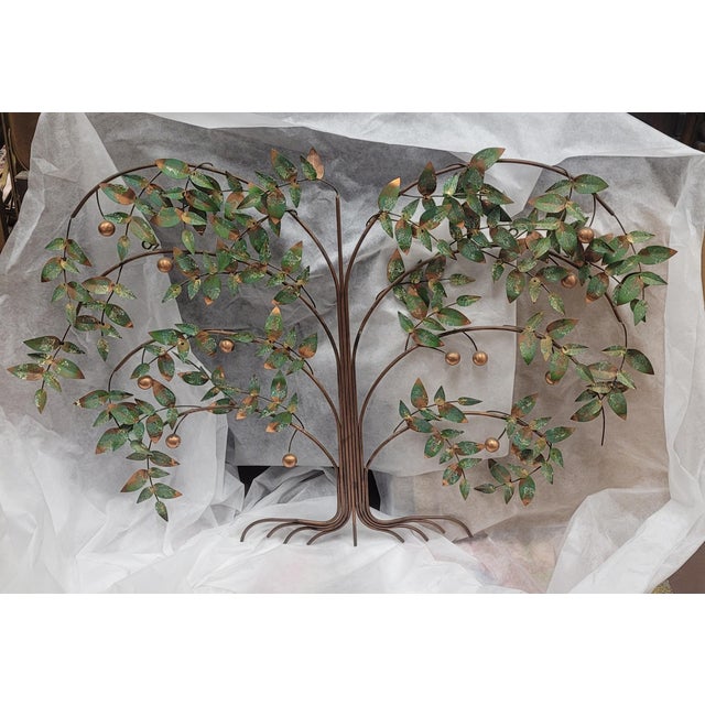 1960s Mid Century Modern "Tree of Life" Wall Sculpture by Curtis Jeré For Sale - Image 9 of 10