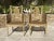Brown Louis XVI Style Armchairs, Set of 2 For Sale - Image 8 of 13