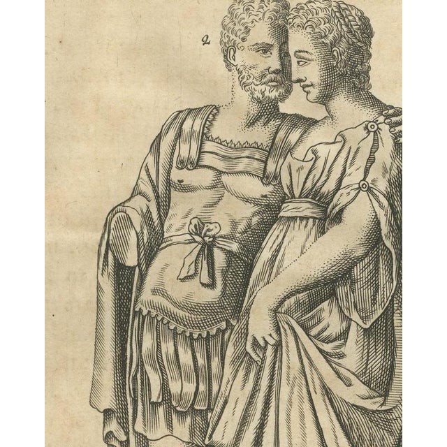 Montfaucon, Roman Officers in Cuirass and Cloak, 1722, Engraving For Sale - Image 4 of 8