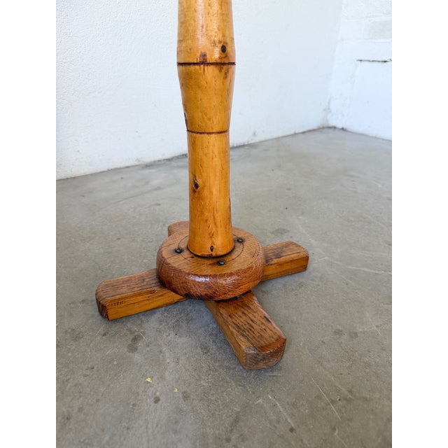 Oak Side Table, 1950 For Sale - Image 12 of 17