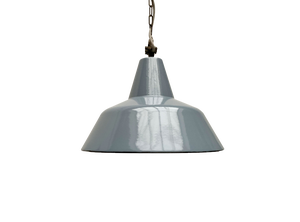 Mid-Century Emaille Workshop Pendant Lamp, 1960s