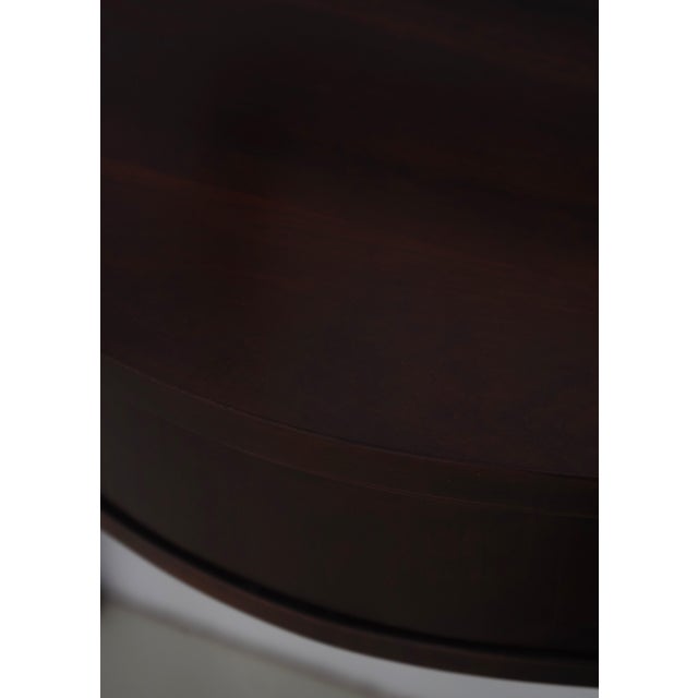 Statton Old Towne Mahogany Console Table & Mirror For Sale - Image 9 of 18