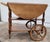 This is a beautiful vintage solid maple drop leaf bar cart or tea cart. It features full-sized bottom shelves, a drawer...