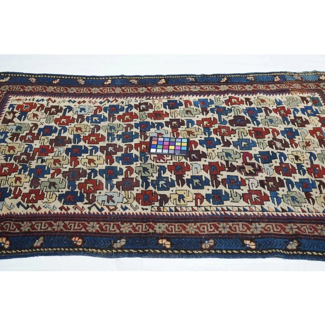 Antique Shirvan Rug 3'4'' x 5'3'' For Sale - Image 11 of 12