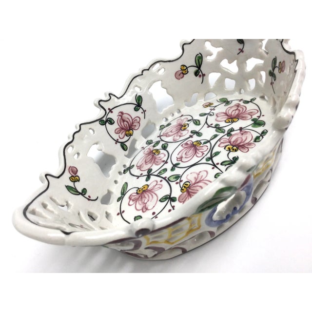 Vintage Majorca Ceramic Candy Trinket Dish Portugal For Sale - Image 4 of 11