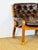 Wood Vintage Scandinavian Teak and Leather Bench, 1960 For Sale - Image 7 of 17