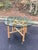 1980s McGuire Attributed Bamboo Rattan Round Dining Table, 48" Glass Top – Organic Modern Coastal For Sale - Image 4 of 7