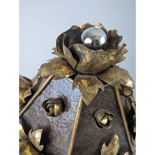 Mid-Century Modern Hanging Lamp in the style of Hans Kögl, 1970s For Sale - Image 3 of 7