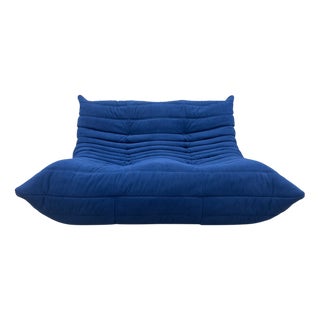 Blue Togo Two-Seater Sofa from Ligne Roset, 2010s For Sale