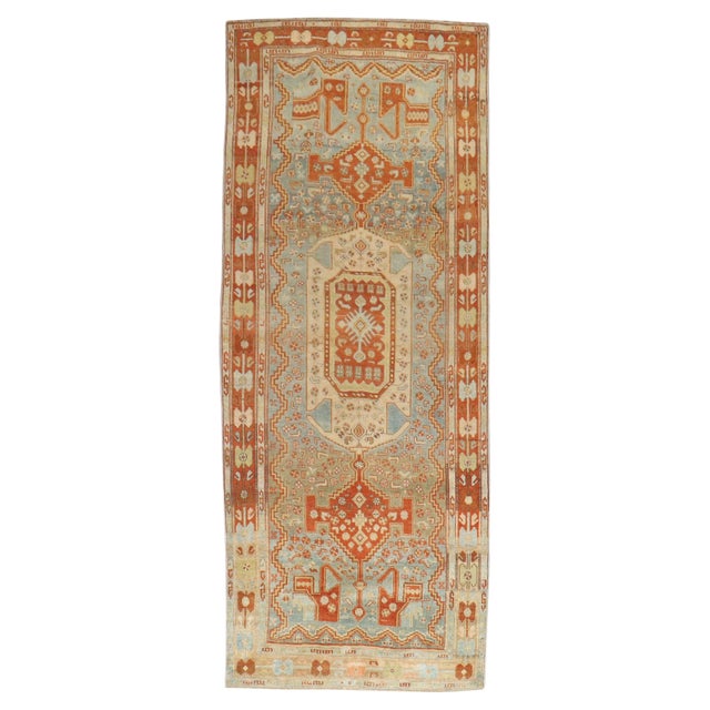 Quirky Antique Persian Bidjar Rug - 4'4" x 11' For Sale - Image 15 of 18
