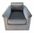 Art Deco 1 of 2 Art Deco J. Robert Scott Mohair Swivel Club Chair For Sale - Image 3 of 8
