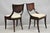 Traditional Late 20th Century Attributed to Pietro Constantini Italian Regency Mahogany Klismos Dining Chairs - Set of 4 For Sale - Image 3 of 15