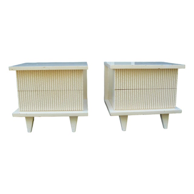 1950s Bali-Hi Nightstands by Merton Gershon for American of Martinsville- A Pair For Sale