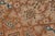 1990s Shabby Chic 1990's Vintage Teal/Brown Wool Rug - 9'8'' X 12'9'' For Sale - Image 5 of 10