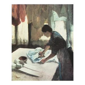 1977 After Edgar Degas "Woman Ironing", Large Full-Color Print