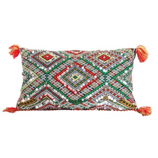 Handcrafted Moroccan Kilim Pillow II For Sale