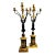 Large Hollywood Regency Candlesticks - a Pair For Sale