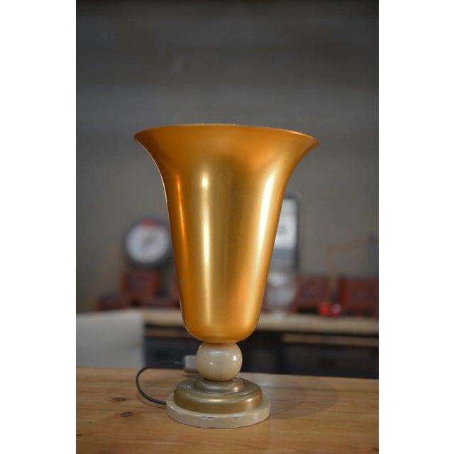 Art Deco Metal Table Lamp, 1930s For Sale - Image 13 of 13