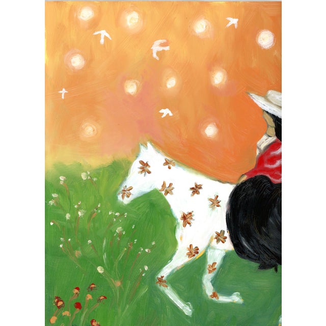 Spotted Horse Contemporary Oil Painting by Alexandra Swistak For Sale - Image 4 of 6