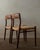 Vintage Danish Model 75 Dining Chairs in Teak by Niels Otto Møller for J.L. Møllers Møbelfabrik, 1950s, Set of 4 For Sale - Image 10 of 18