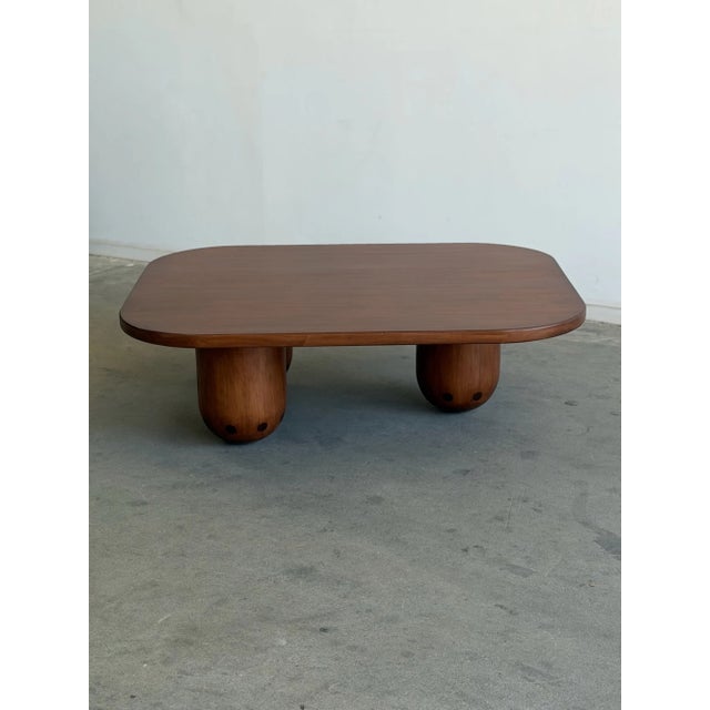 Contemporary 1960s Dug Trio Coffee Table - Maple For Sale - Image 3 of 13